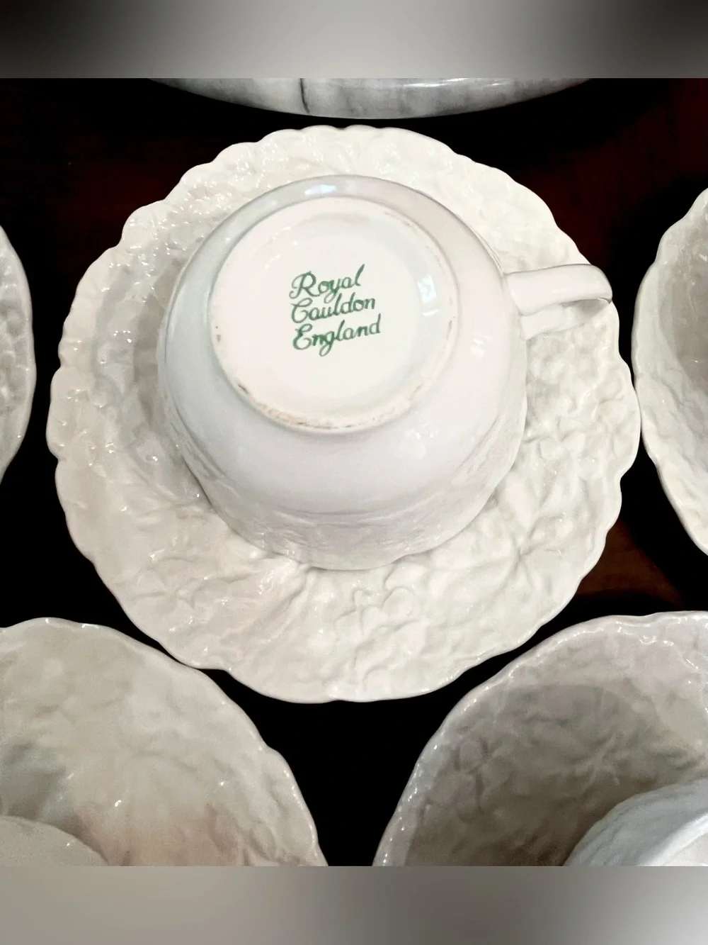 Royal Cauldon Bristol Ironstone Woodstock vtg royal